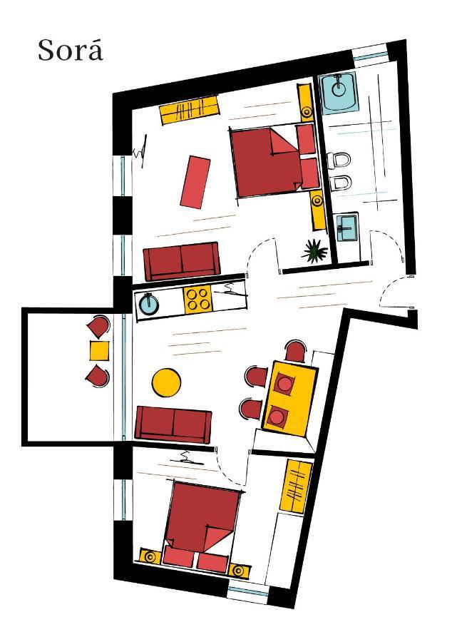 Ciasa Somuer - Sora Apartment San Vigilio Di Marebbe Bagian luar foto